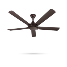 KDK 56" 5 BLADE R/CONTROL CEILING FAN WITH DC MOTOR - BROWN | K14PH-PBR